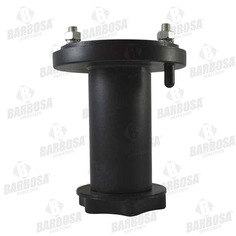 EIXO DO CARRETEL COM FLANGE S/ PORCA M8