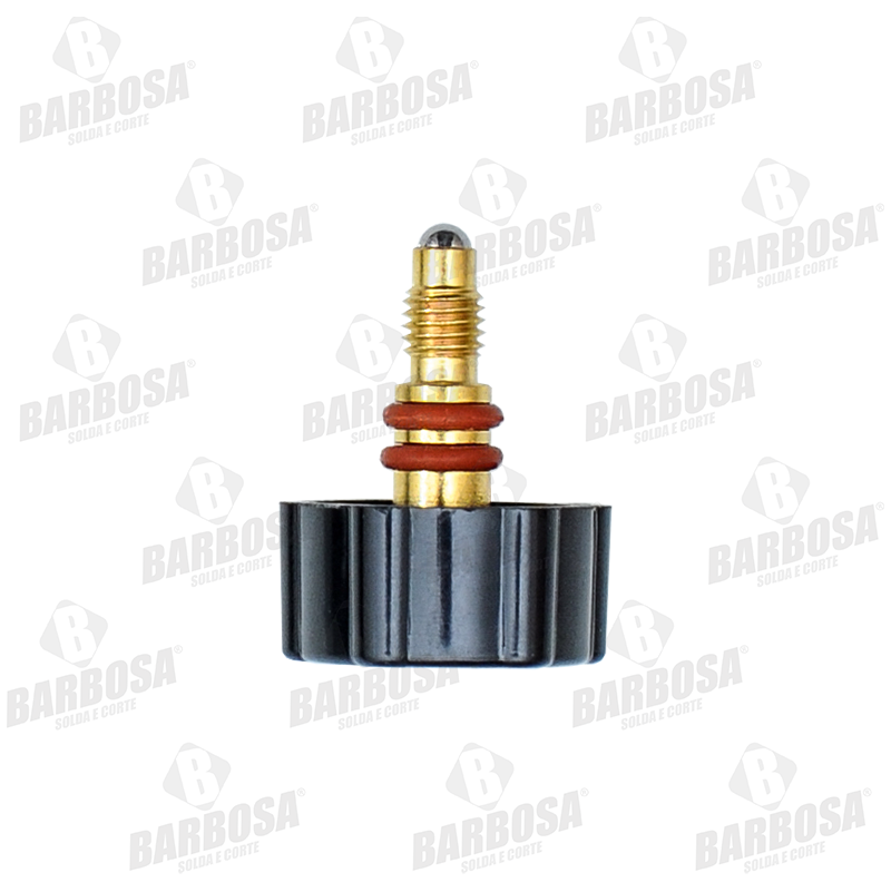 VALVULA DE GAS TOCHA TIG  26V PUNHO ROSCA