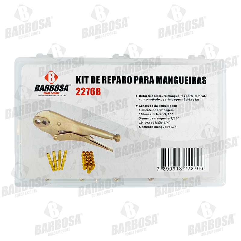 KIT DE REPARO PARA MANGUEIRAS C/ ALICATE