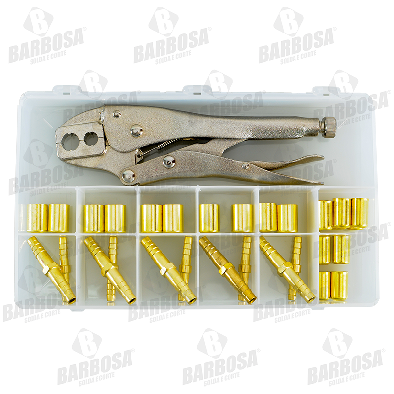 KIT DE REPARO PARA MANGUEIRAS C/ ALICATE