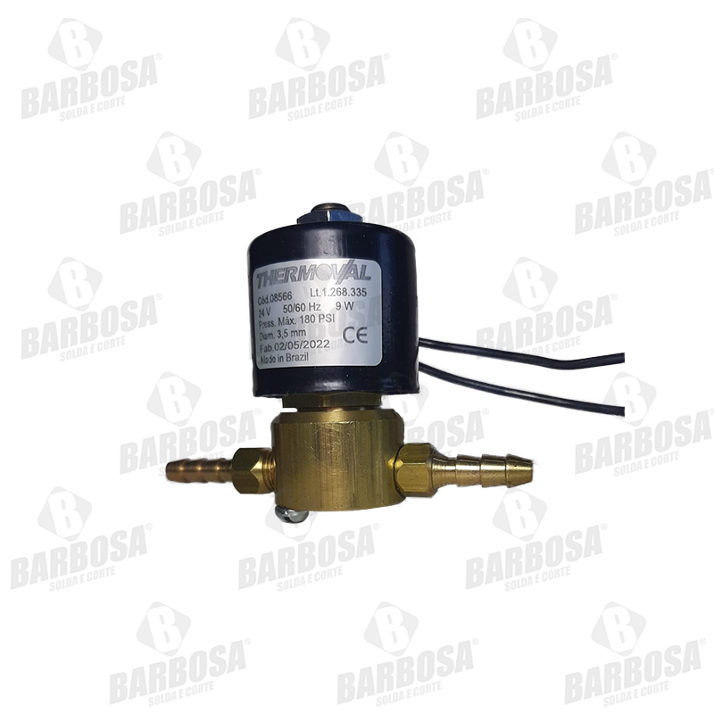 VALVULA SOLENOIDE 24V C/ CONEXAO
