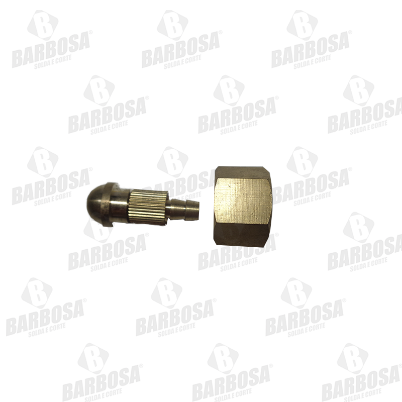 NIPLE C/ PORCA 3/8 DO GAS