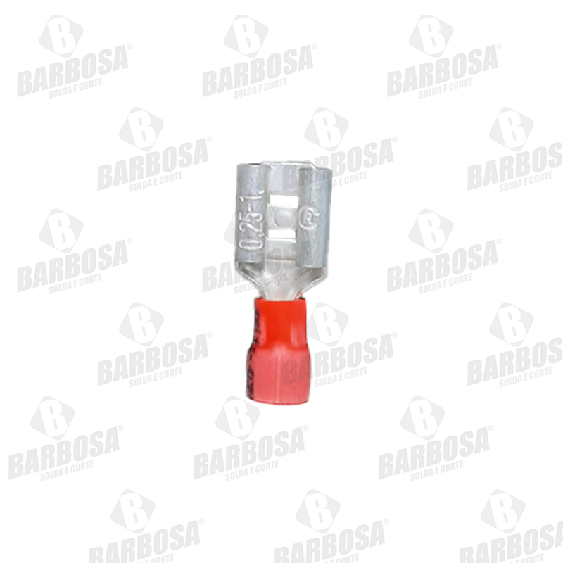 PRE-ISOLADO FEMEA (6,3MM) 12-10AWG