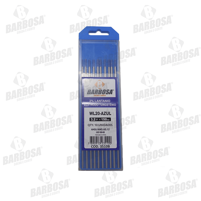 ELETRODO TUNGSTENIO 3,2MM AZUL 2% LANTANIO