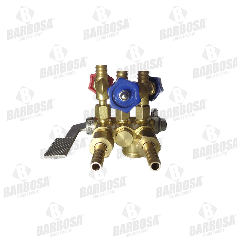 CONJUNTO REGULAGEM GASES MAQUINA CG1-30 ENT. 3/8