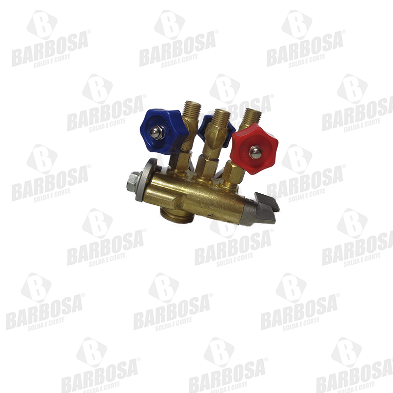 CONJUNTO REGULAGEM GASES MAQUINA CG1-30 ENT. 3/8